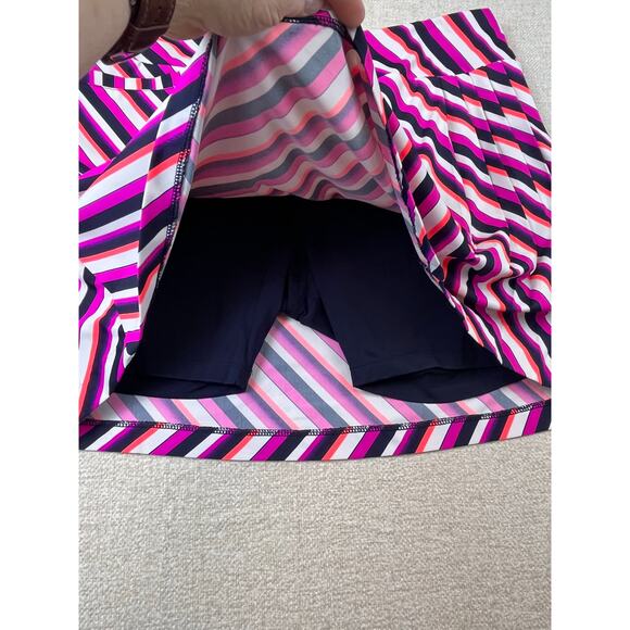 Tail Women’s XL Multicolor Striped Golf Skort – Pull-On Performance Skirt Active - Picture 5 of 9